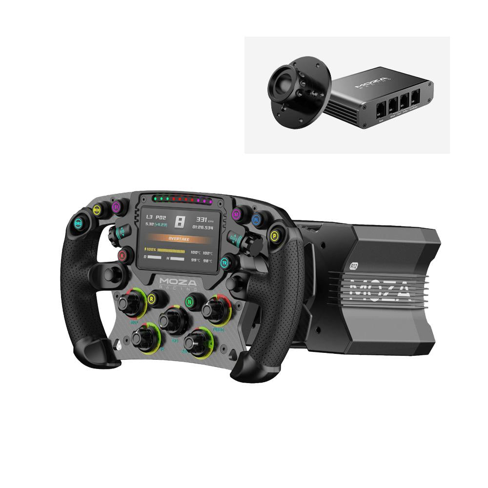 MOZA R12 & CS V2P Steering Wheel Bundle