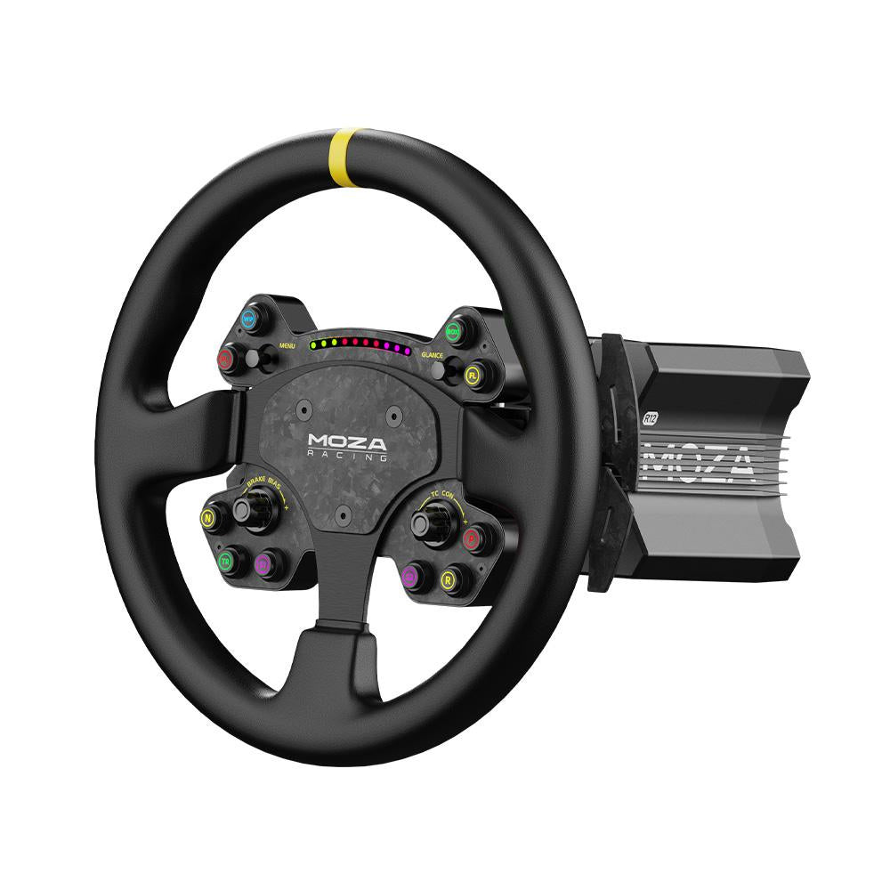 MOZA R12 & RS V2 Steering Wheel Bundle